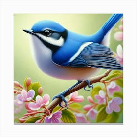 Blue Bird 2 Canvas Print