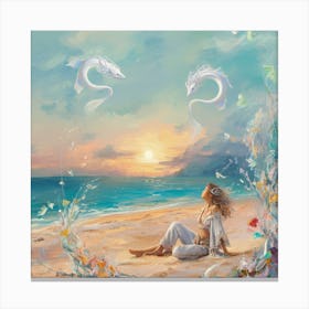 Dreaming Of The Sea Canvas Print