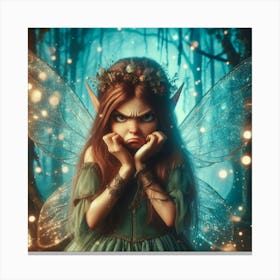 Grumpy Fairy Canvas Print