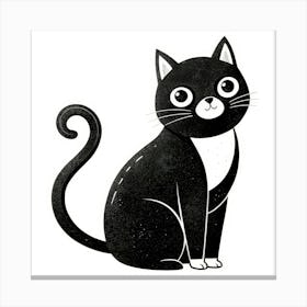 Black Cat 15 Canvas Print