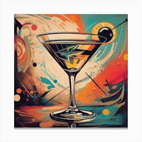 Martini 19 Canvas Print