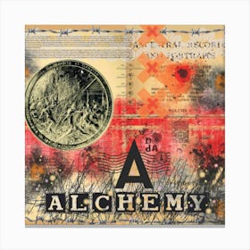 A is for Alchemy Canvas Print