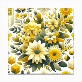 Yellow Flowers Canvas Print