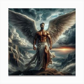 Angel Of The Sky 6 Canvas Print