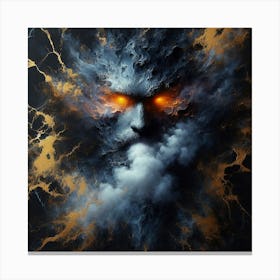 Face Of The Gods Canvas Print