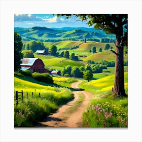 Country Road Canvas Print