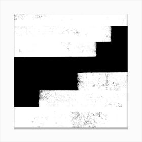 Black And White Abstract Painting 1 Canvas Print