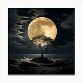 Full Moon Canvas Print