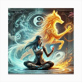 Zora Ashheart Spirit Communication Sci Fi 1 Canvas Print