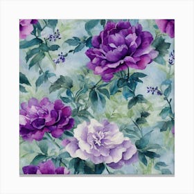 Purple Flowers 2 Canvas Print