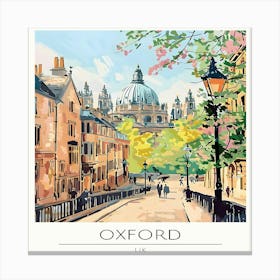 Oxford Canvas Print