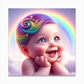 Rainbow Baby Canvas Print