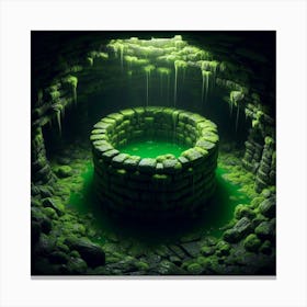 Mossy Cave Canvas Print