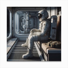 Astronaut In Space 8 Canvas Print