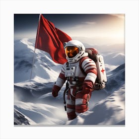 Astronaut In Space 14 Canvas Print