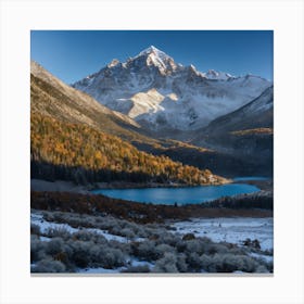 Autumn In The Mountains Canvas Print