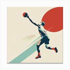 Basketball Player 1 Canvas Print