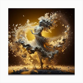 Dancer In The Dust Canvas Print