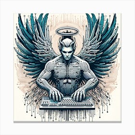 Angel Of The Computer 1 Canvas Print