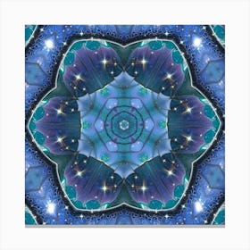 Blue Mandala 1 Canvas Print