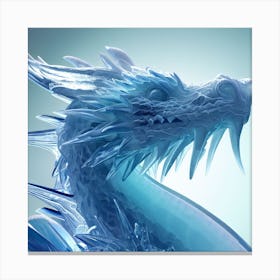 Ice Dragon 2 Canvas Print