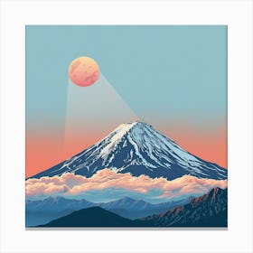 Mt Fuji 5 Canvas Print