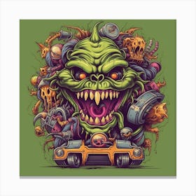 Monster Truck Canvas Print