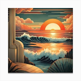 Hawaiian Sunset Canvas Print