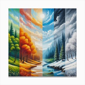 Autumn Season Canvas Print