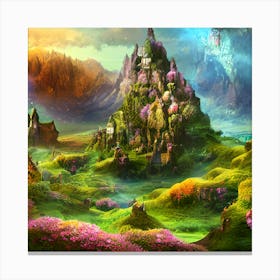 Fantasy World Canvas Print