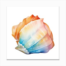 Colorful Sea Shell 2 Canvas Print