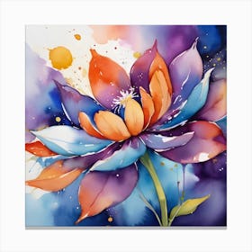 Lotus Flower Canvas Print