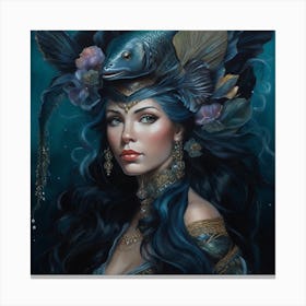 Mermaid 4 Canvas Print