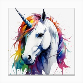 Dripping Unicorn Canvas Print