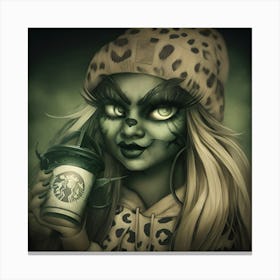 Zombie Girl Canvas Print