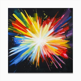 Rainbow Burst 1 Canvas Print