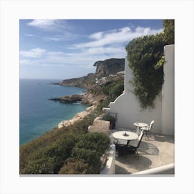 View From The Balcony Canvas Print