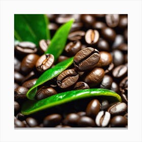 Coffee Beans 125 Canvas Print