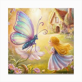 Fairytale Butterfly 1 Canvas Print