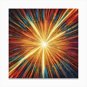 Burst Of Light Canvas Print Canvas Print