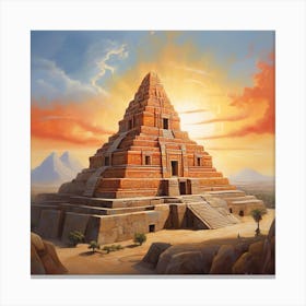 Egyptian Pyramid Canvas Print