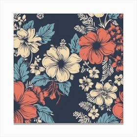 Hibiscus Flower Canvas Print