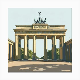 Brandenburg Gate 9 Canvas Print