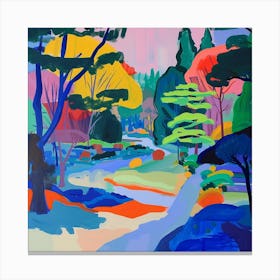 Colourful Gardens Rikugien Gardens Japan 4 Canvas Print