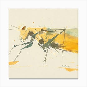 Flies And Grasshoppers Canvas Print