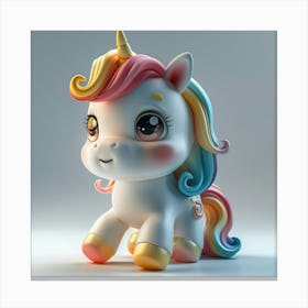 Cute Unicorn 883 Canvas Print