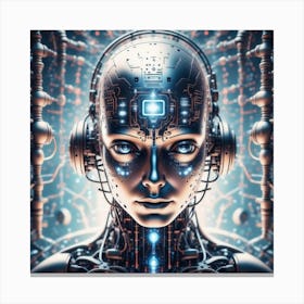 Futuristic Woman 2 Canvas Print