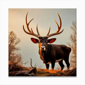 Mule Deer Canvas Print