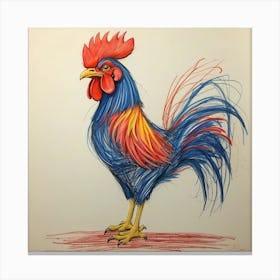 Rooster 25 Canvas Print