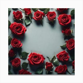 Red Roses 10 Canvas Print